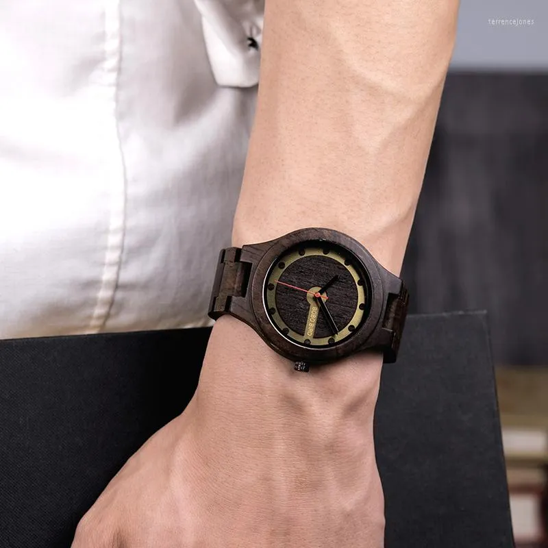 Wristwatches WT V-Q09 Fashion Wood Watches Men Quartz Business Clock Quality Chinese Products Drop Ship Relogio Masculino