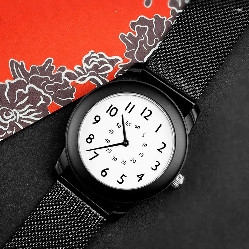 Wristwatches 2023 Gift For Girl Enmex Creative Design Wristwatch Branch Concept Brief Chinese Style Nature Fashion Quartz Lady Watches