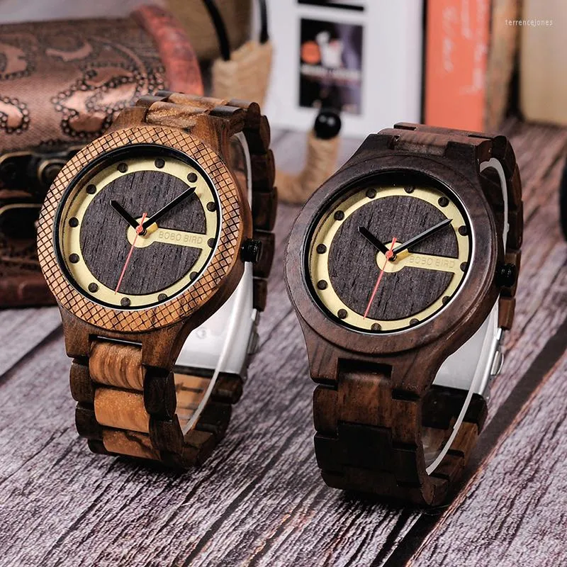 Wristwatches WT V-Q09 Fashion Wood Watches Men Quartz Business Clock Quality Chinese Products Drop Ship Relogio Masculino