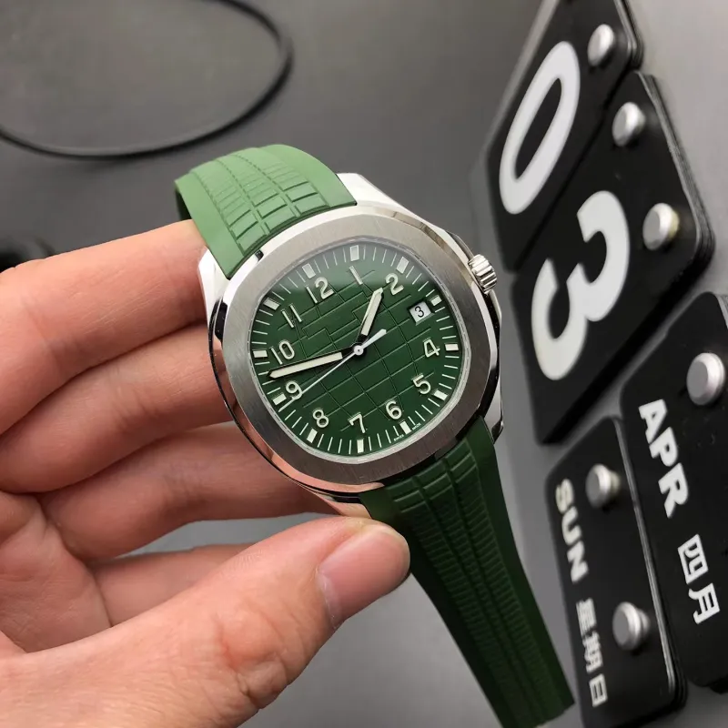 Steel Wang Men's Watch: Sapphire Mirror, Green Grenade Dial, Drill-less Movement - Made in China