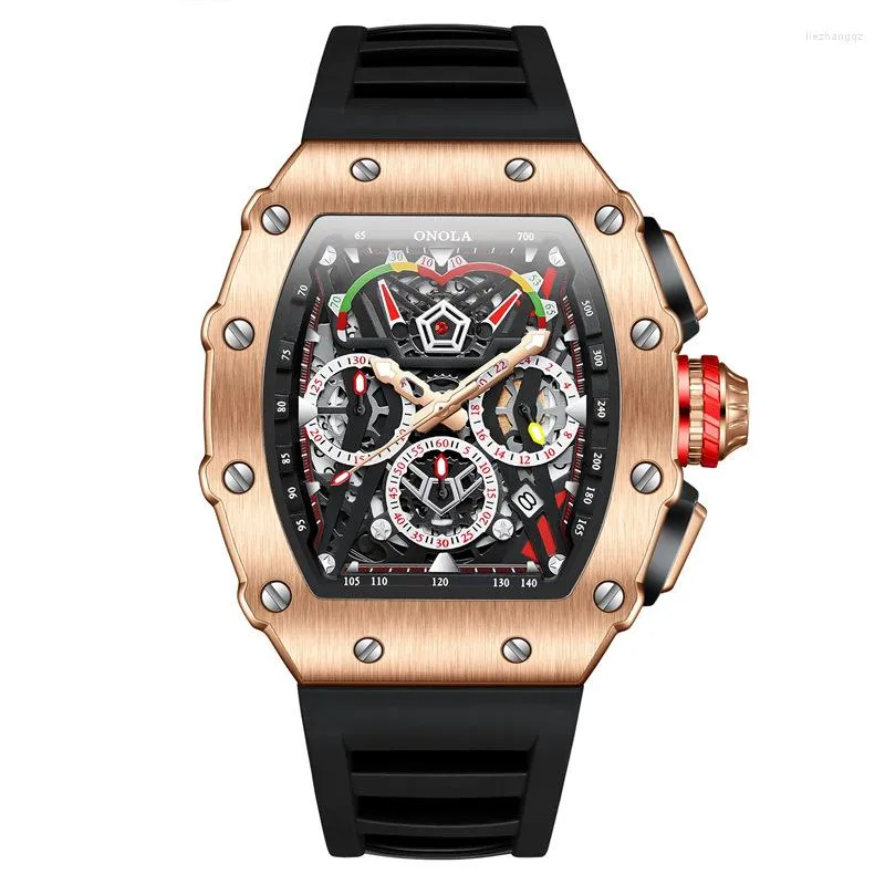 Wristwatches Quartz Watches Men's Exquisite Sports Leisure High-end Luminous Calendar Three-pin Display Made In China