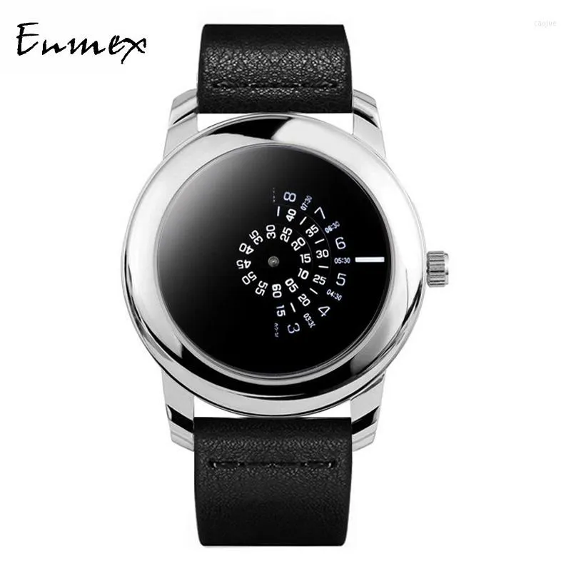 Wristwatches 2023 Gift For Girl Enmex Creative Design Wristwatch Branch Concept Brief Chinese Style Nature Fashion Quartz Lady Watches