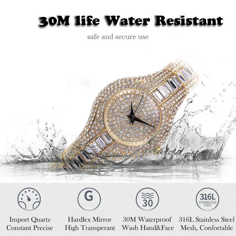 MISS 30mm Small Womens Watch Shockproof Waterproof Luxury Ladies Ar Metal bracelets Bu Chinese es 210616